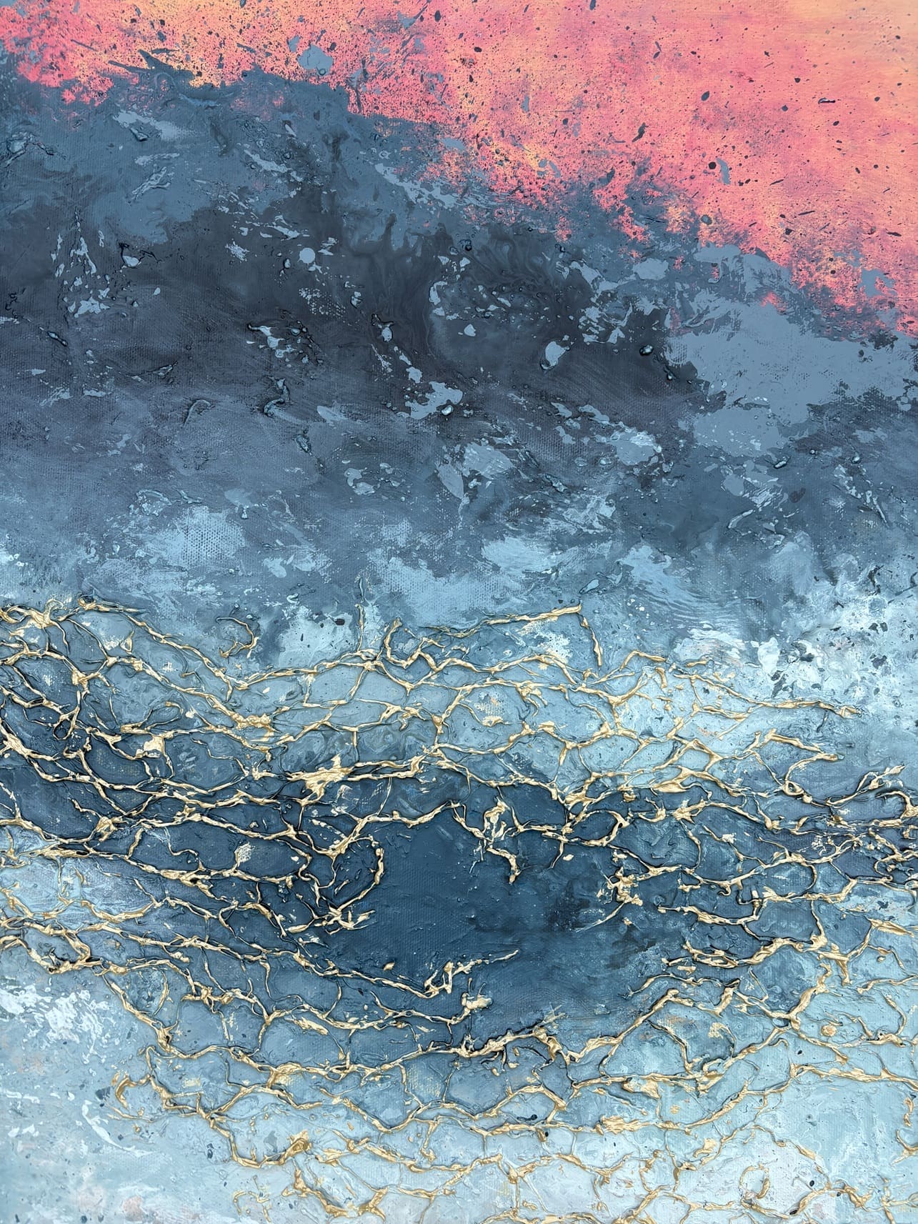 Evening Waves Original Artwork - Image 6