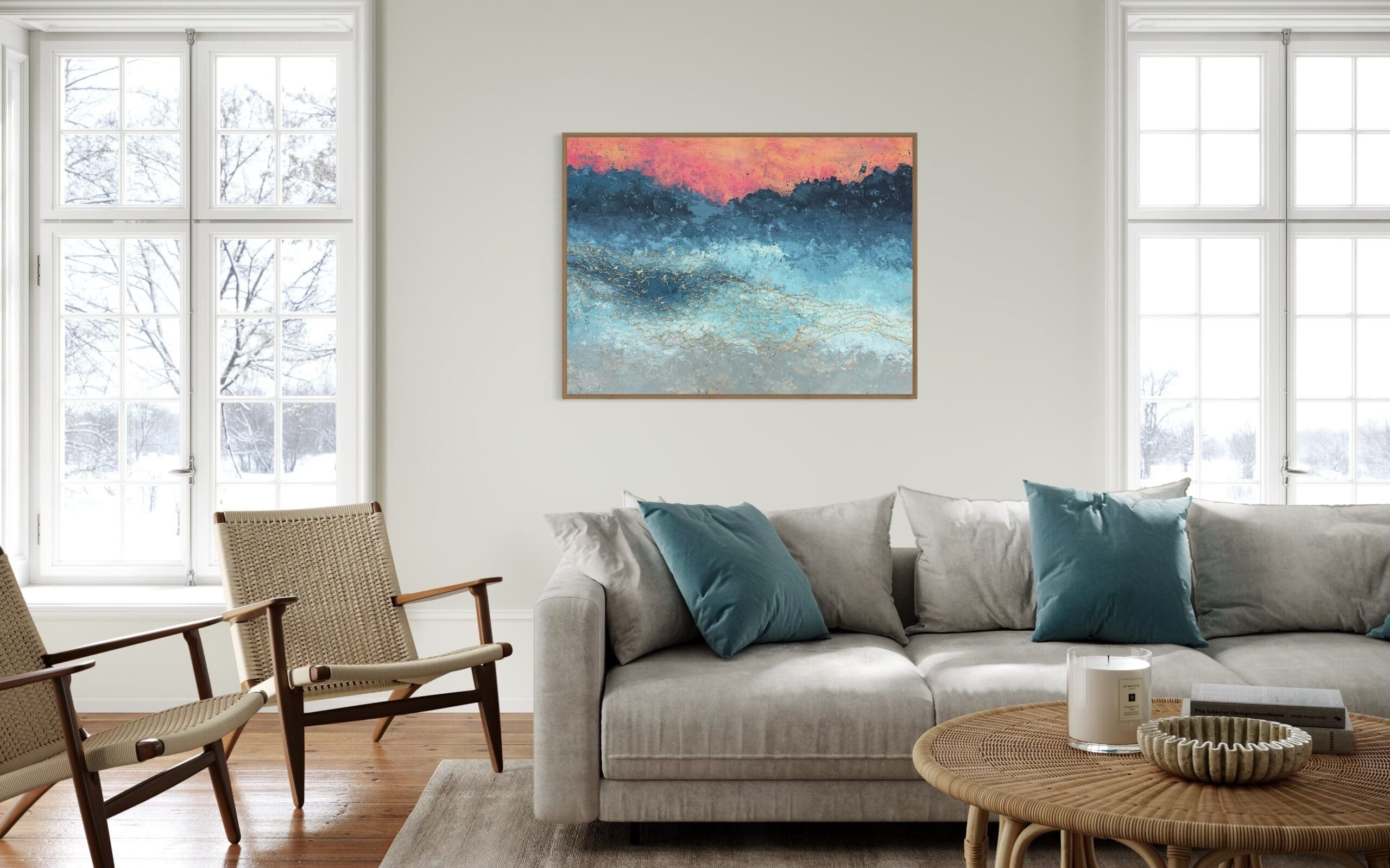 Evening Waves Original Artwork - Image 2