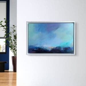Hush: original abstract seascape painting