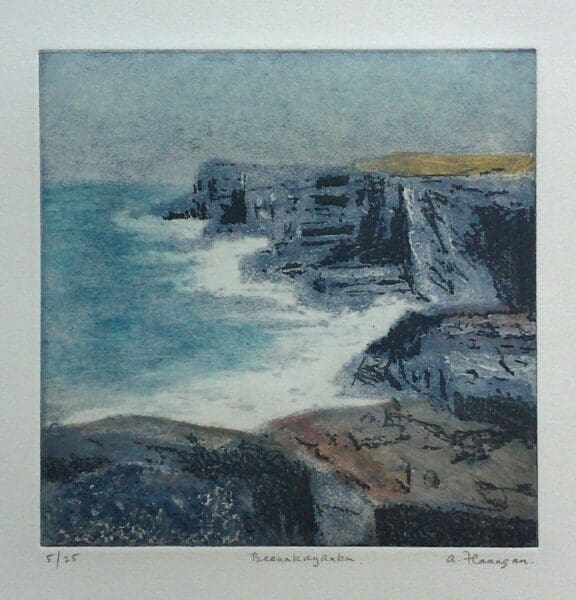 Beenakryraka print by Aidan Flanagan, printmaker from Meath.