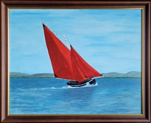 Galway Hooker off Kinvara