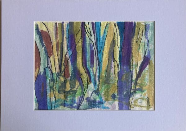 Original Irish Art - The Woods A4 Mounted