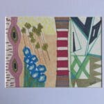 Original Irish Art - Two In One Poolbeg Chimneys A4 Mounted
