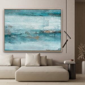 Coastal calm - original abstract on canvas