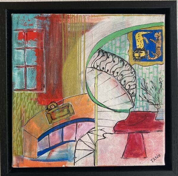 The Spiral Staircase (24cm Framed)