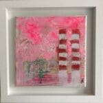 Shabby Chic Poolbeg Chimneys (29cm) FRAMED