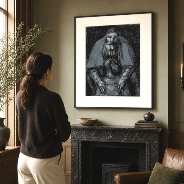 "Rembrant Revisited : Quiet Consolation In Indigo"