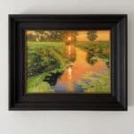 Flowing River Sunset