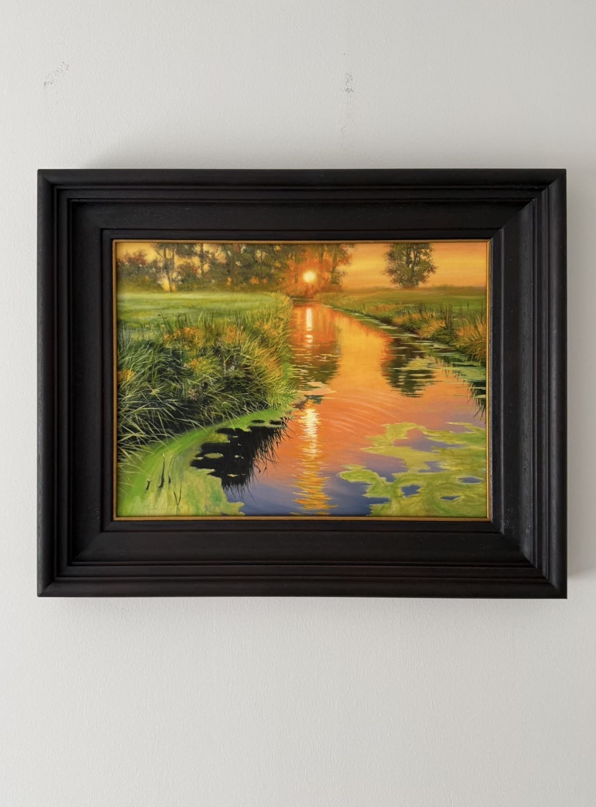 Flowing River Sunset