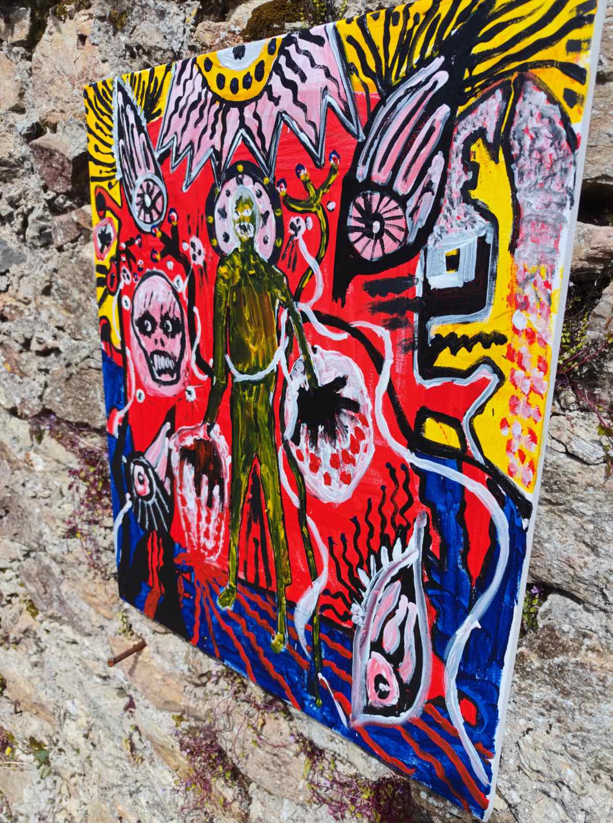 ONE MIND — Original Acrylic Painting #44 - Image 6