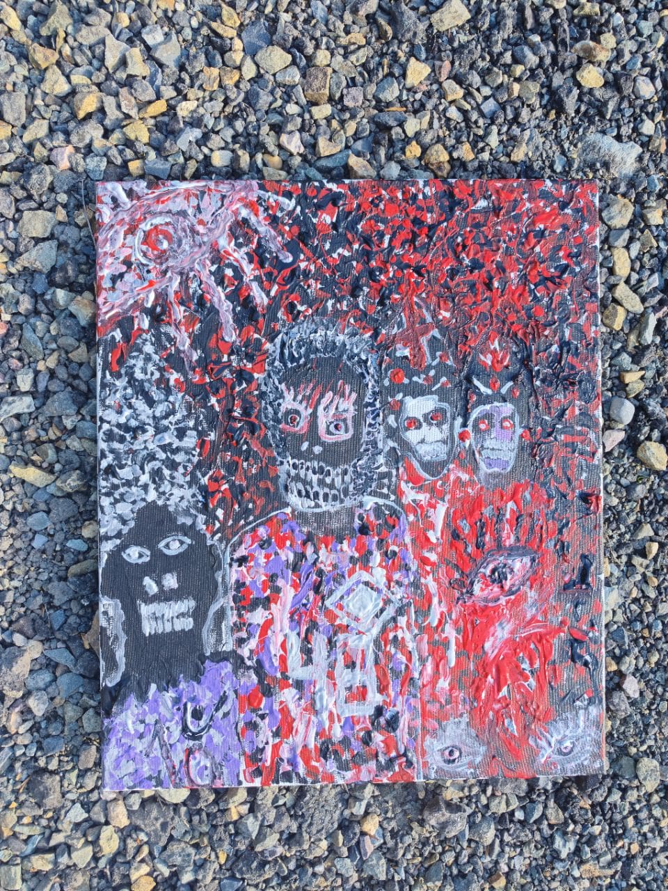 NEVER SATISFIED — Original Acrylic Painting #48