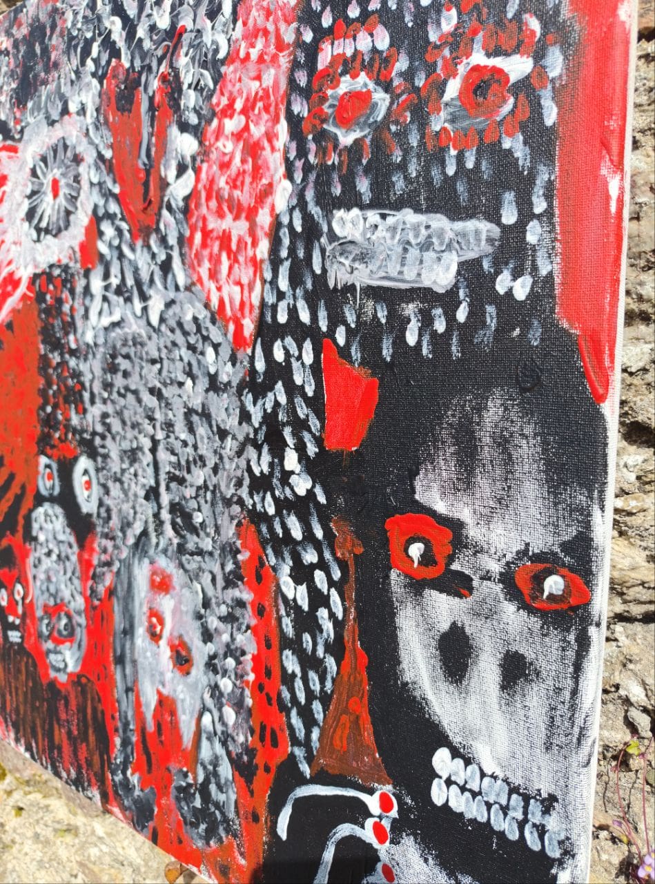 EVOLUTION — Original Acrylic Painting #34 - Image 6