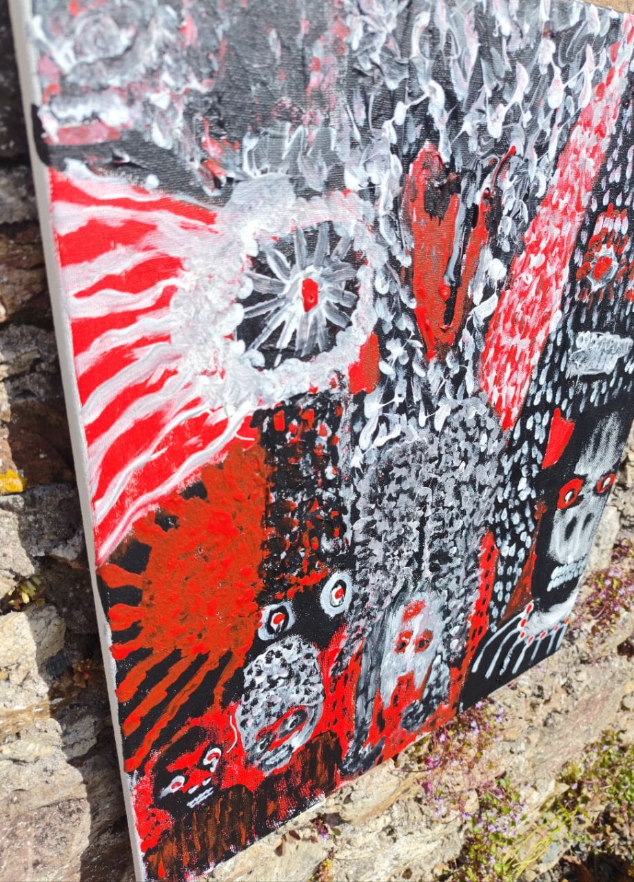 EVOLUTION — Original Acrylic Painting #34 - Image 7
