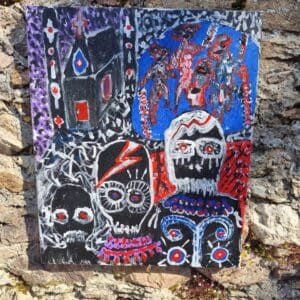 I Am Human — Original Acrylic Painting Original #38
