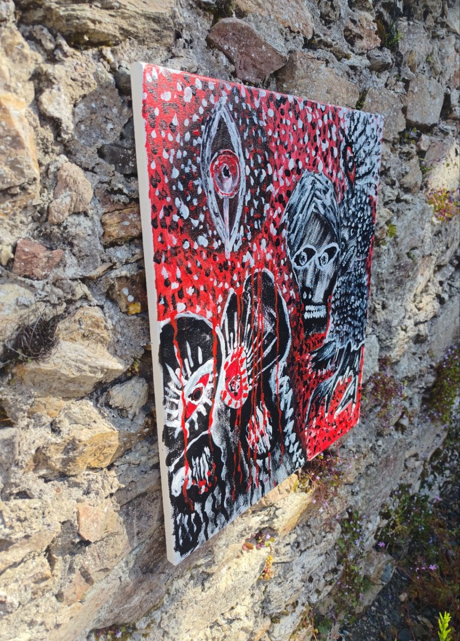 FEAR IS THE TOOL — Original Acrylic Painting #37 - Image 4