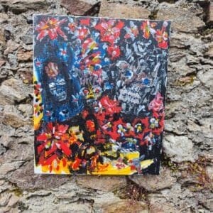 FALLEN FLOWERS — Original Acrylic Painting #41