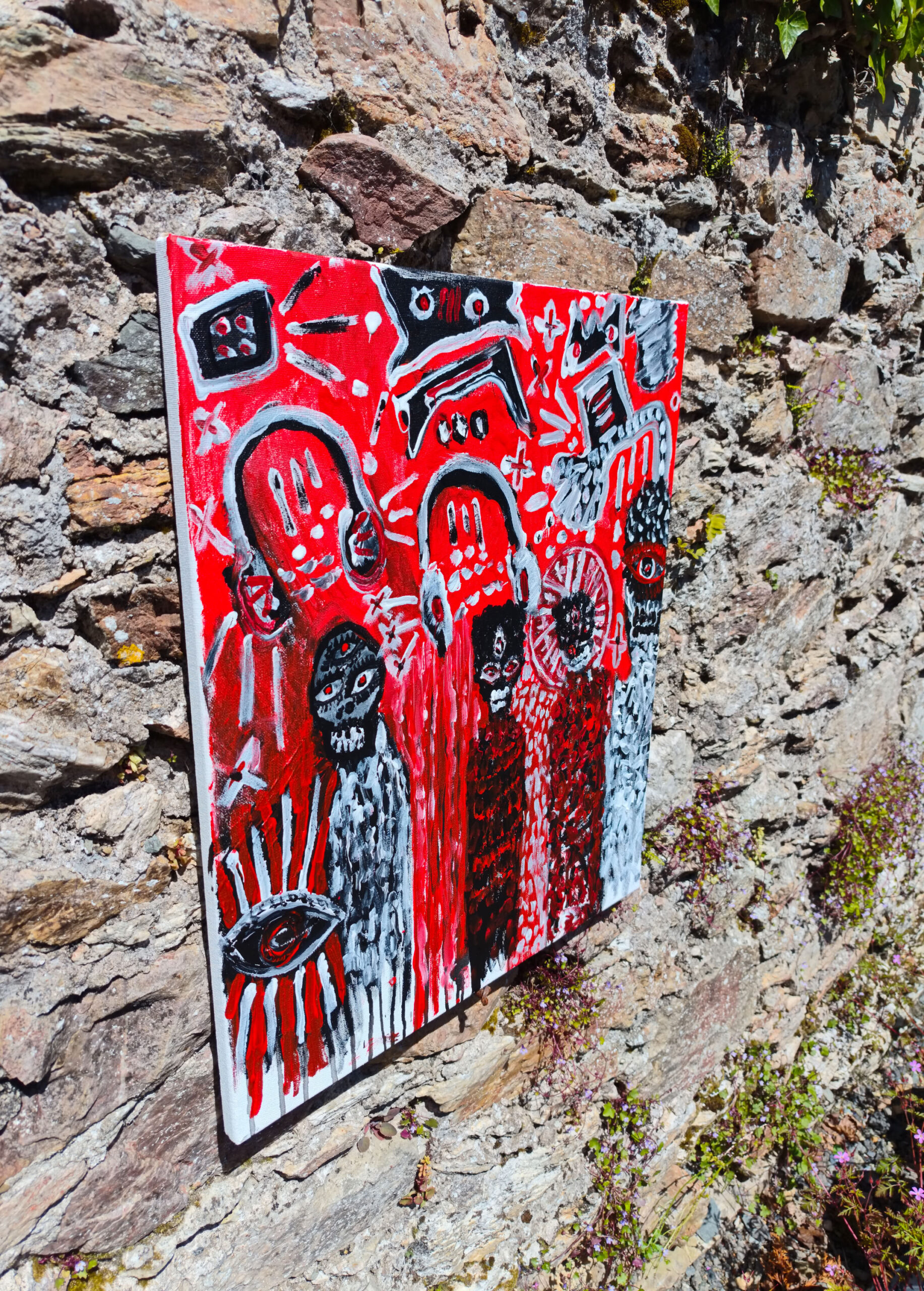 HIT PARADE — Original Acrylic Painting #36 - Image 3
