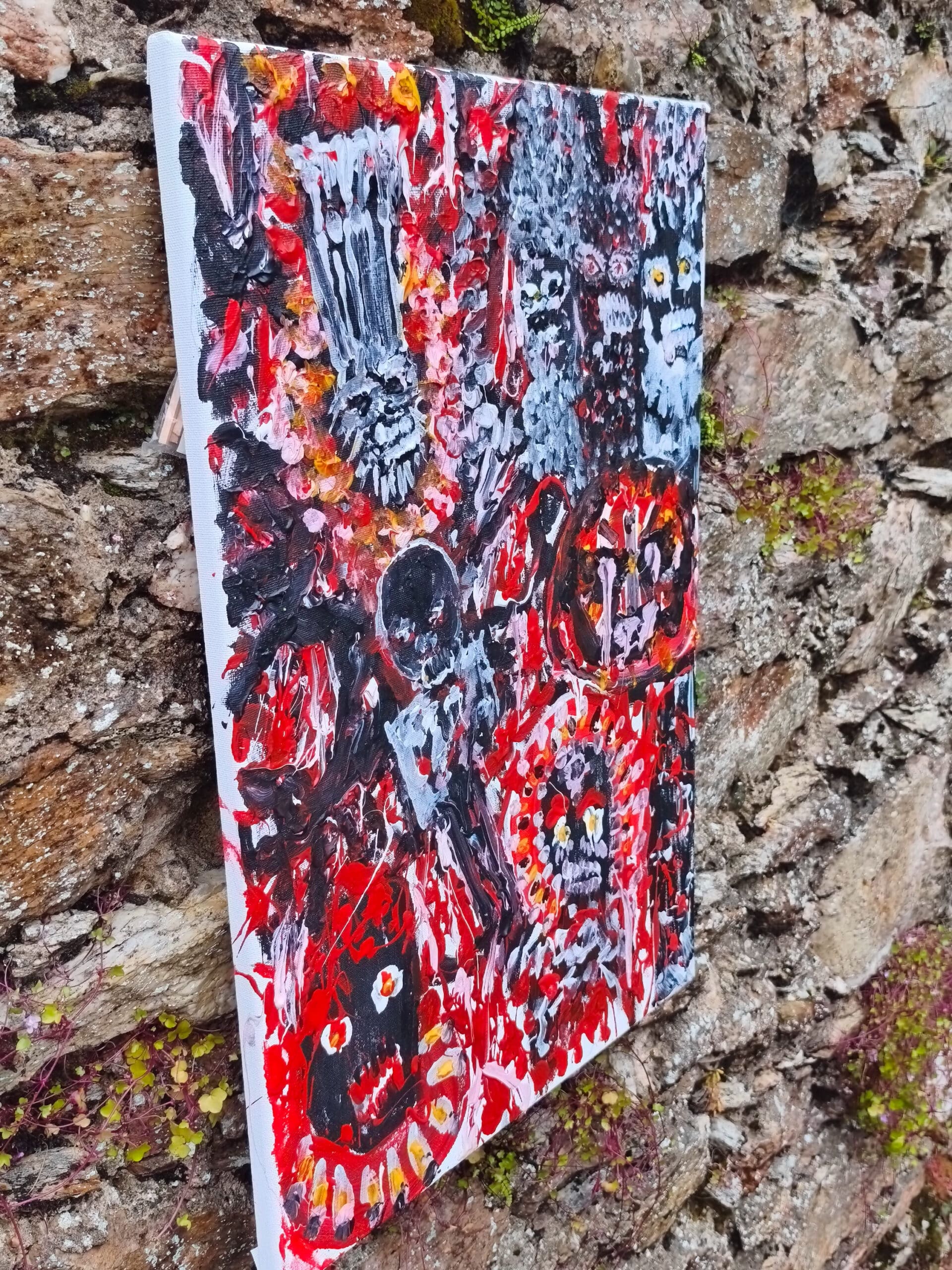 THE EMPTINESS WE FILL — Original Acrylic Painting #51 - Image 3