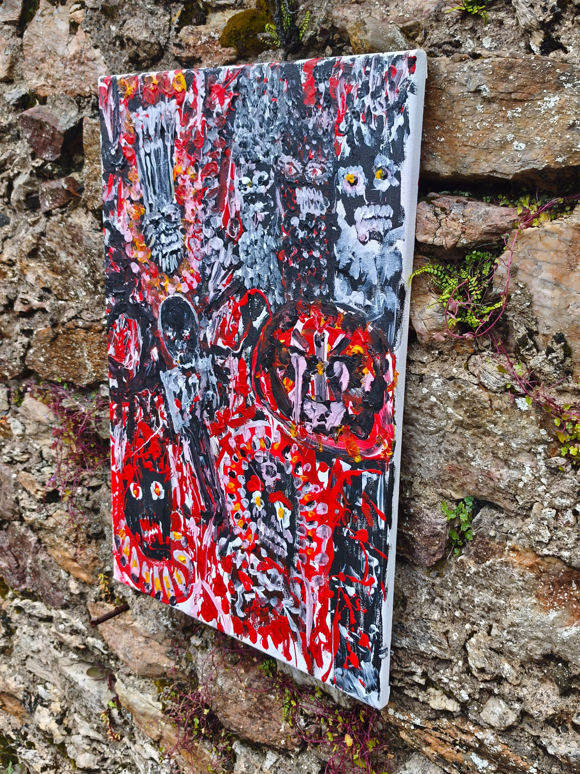 THE EMPTINESS WE FILL — Original Acrylic Painting #51 - Image 4