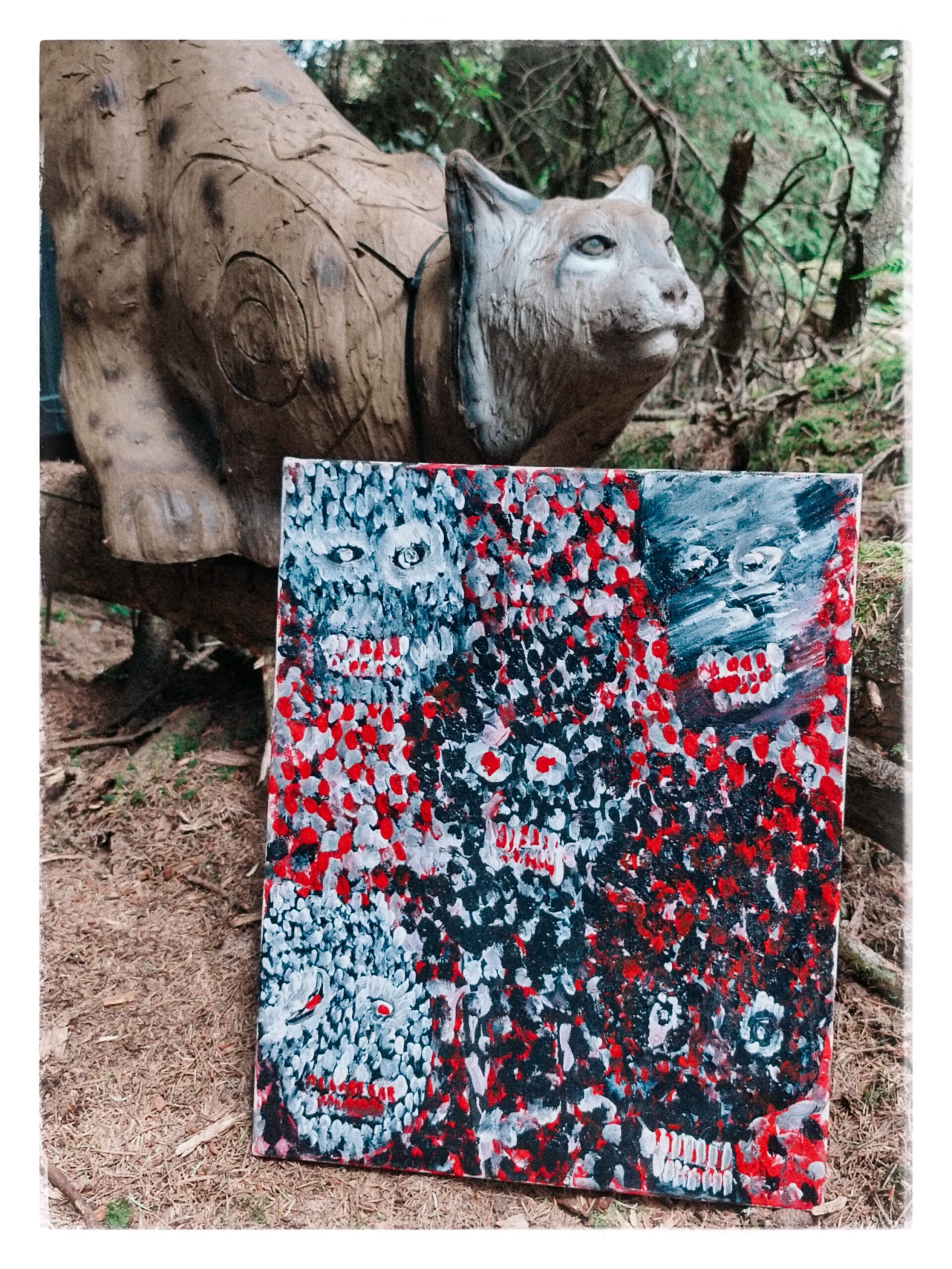 FACES OF WAR — Original Acrylic Painting #28 - Image 6