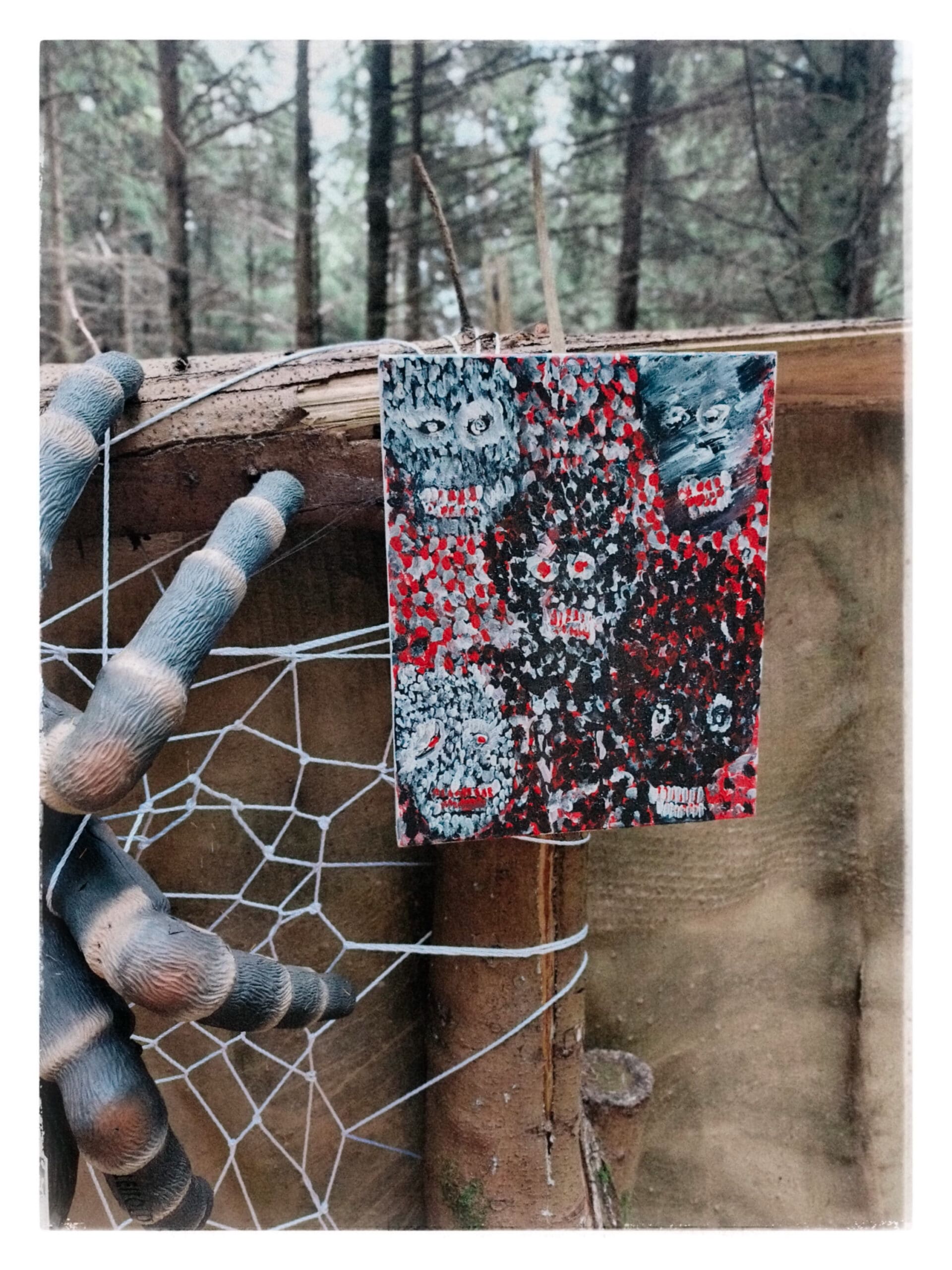 FACES OF WAR — Original Acrylic Painting #28 - Image 7