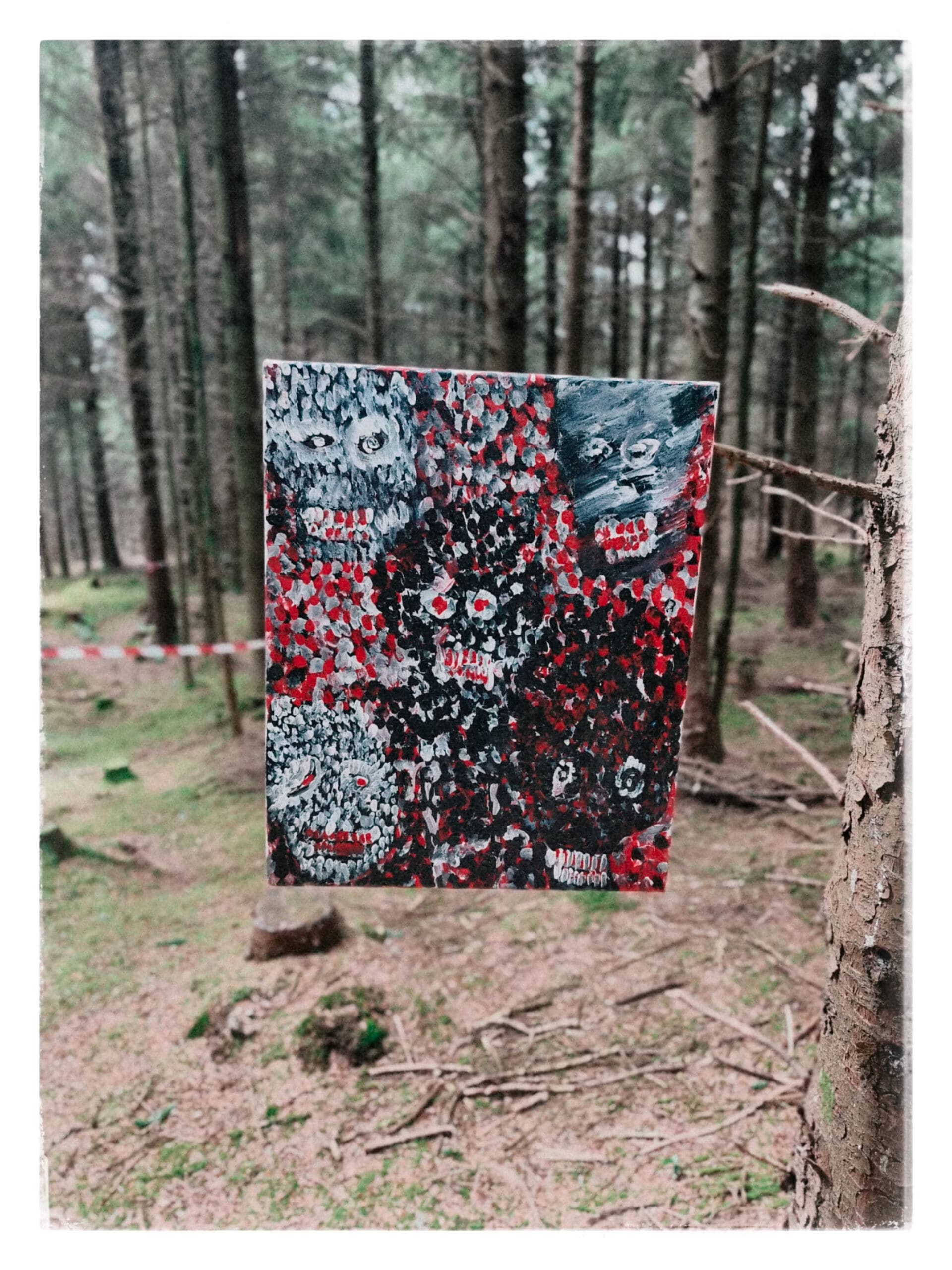 FACES OF WAR — Original Acrylic Painting #28 - Image 5