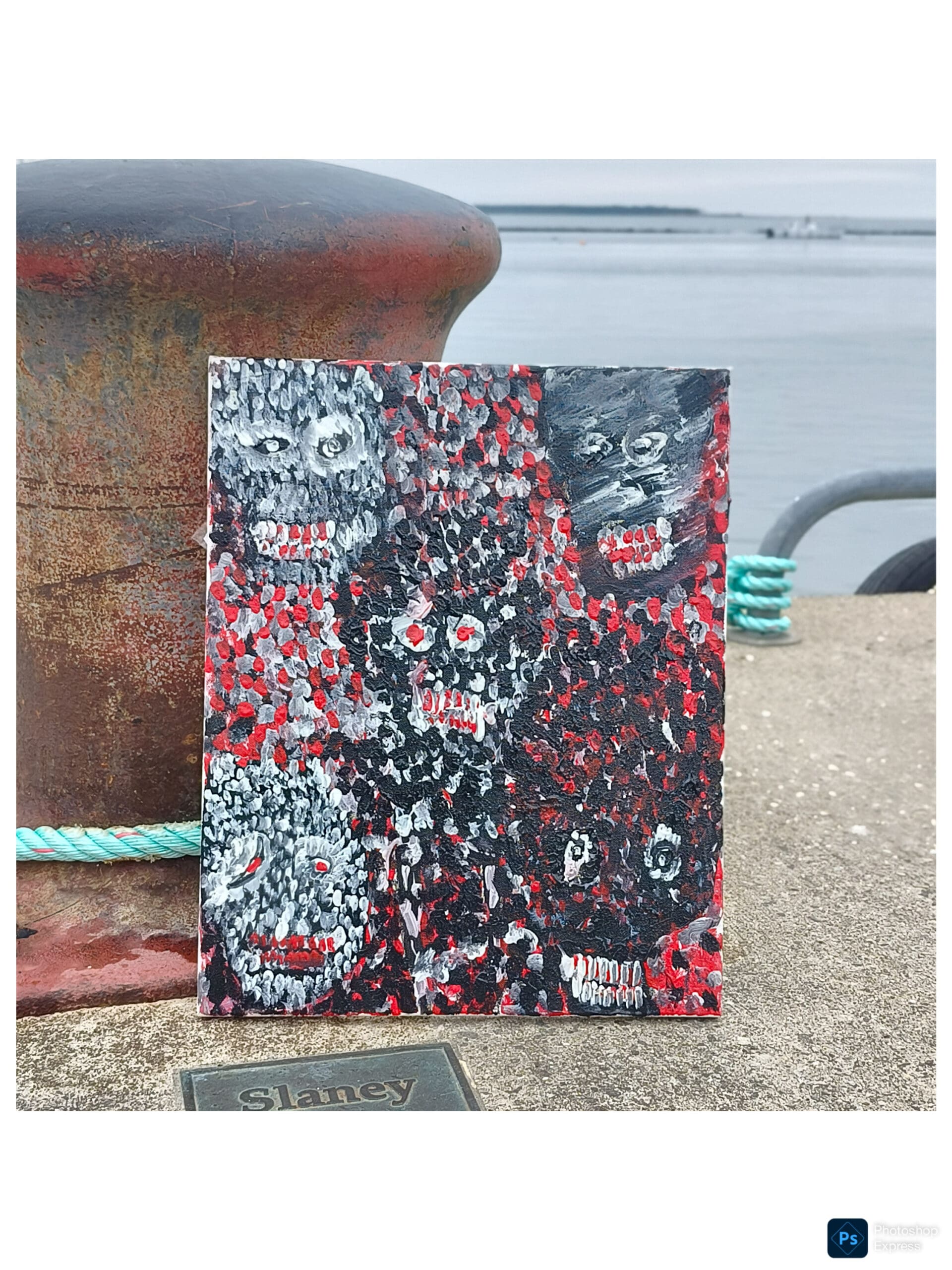 FACES OF WAR — Original Acrylic Painting #28