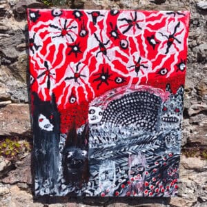 UNDER THE PROTECTION OF THE SKY — Original Acrylic Painting #18