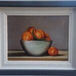 Satsumas in a Grey Bowl