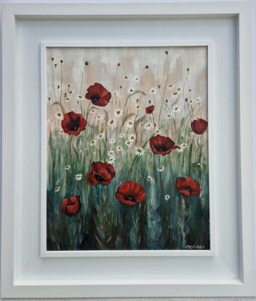 Poppies and Daisies.