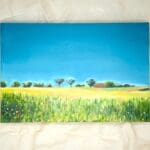 Yellow Field at Noon 20x30cm