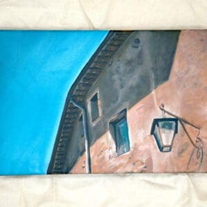 Villa Roof In Shadow 20x30cm
