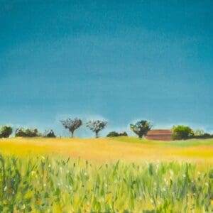 Yellow Field at Noon 20x30cm