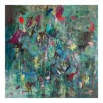 Original Irish Art, Floral Art, Fine Art, Contemporary Canvas Art "Floral Spring" (60cm )