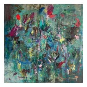 Original Irish Art, Floral Art, Fine Art, Contemporary Canvas Art "Floral Spring" (60cm )