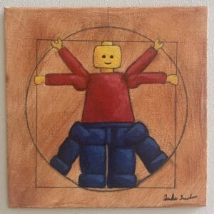The Lego Vitruvian Man