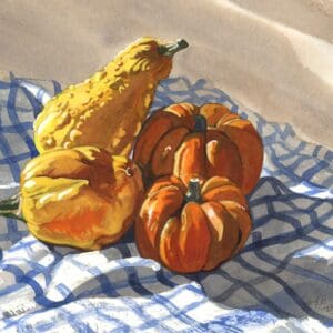 Still Life with Gourds