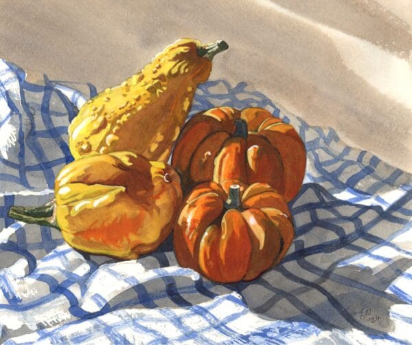 Still Life with Gourds