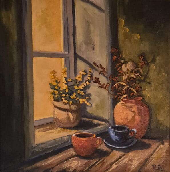 Table By The Garden Window
