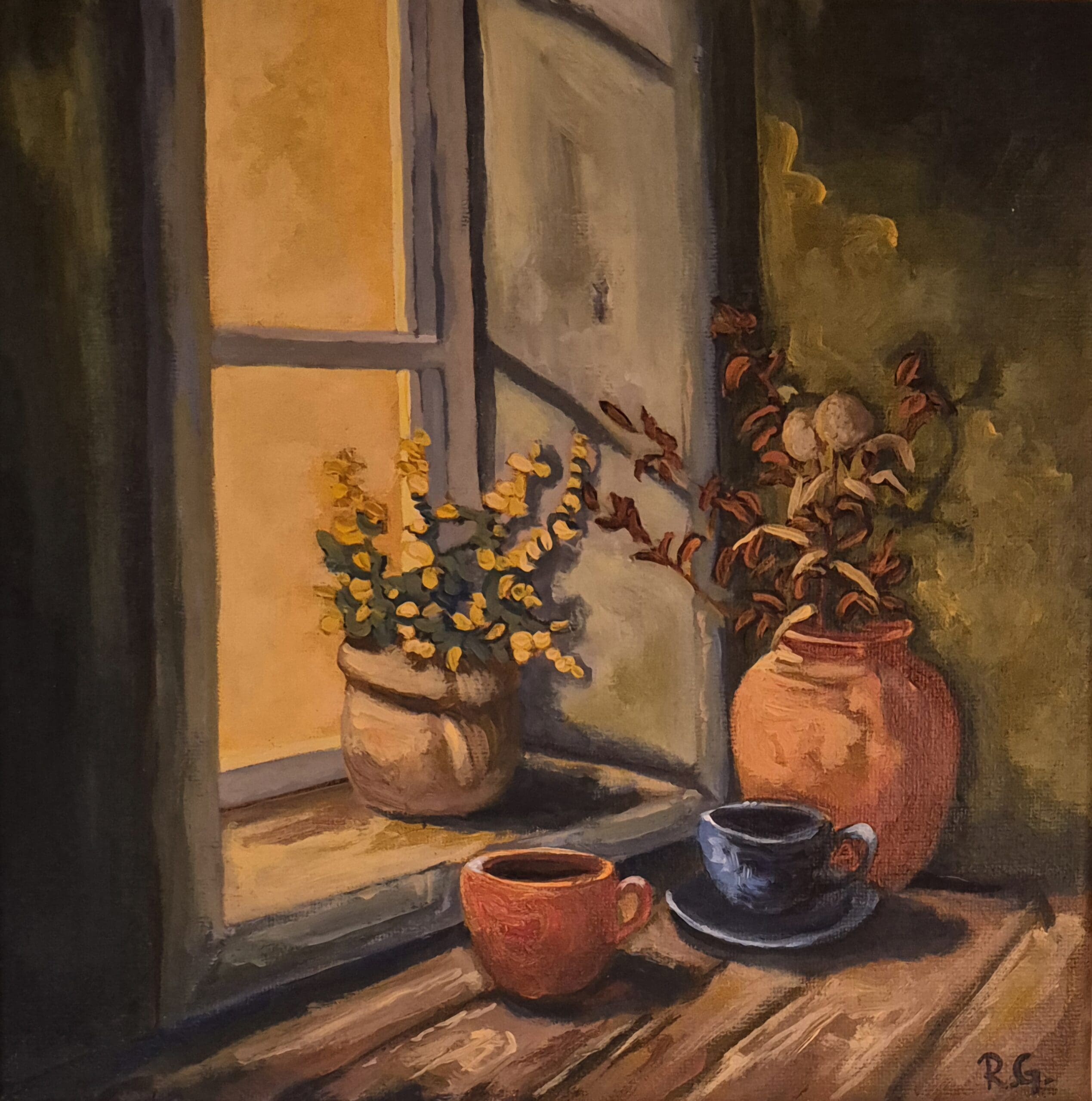 Table By The Garden Window
