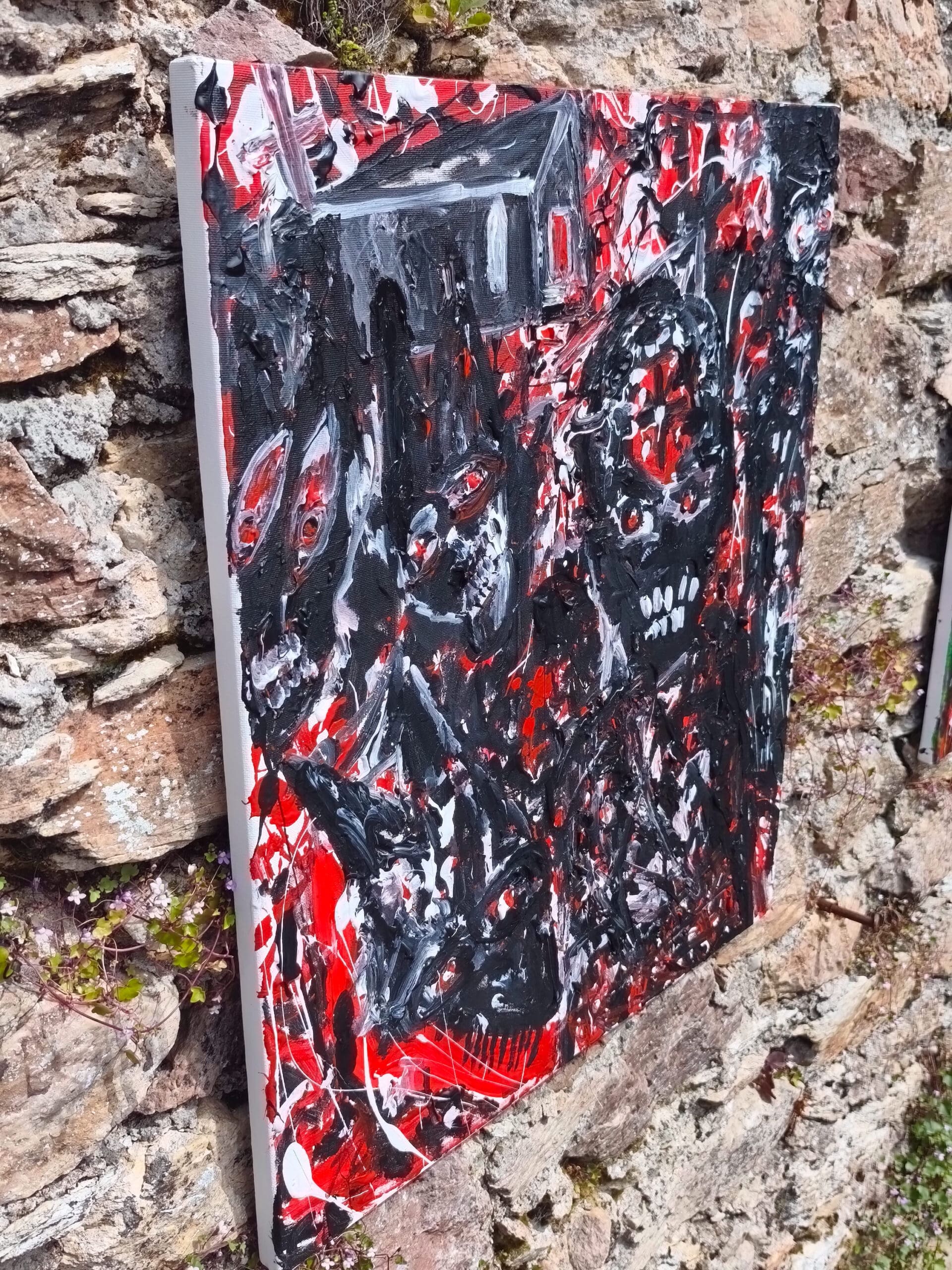 WAITING FOR A MIRACLE — Original Acrylic Painting #58 - Image 5