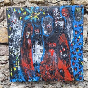 THE TRAGEDY OF MAN — Original Acrylic Painting #66