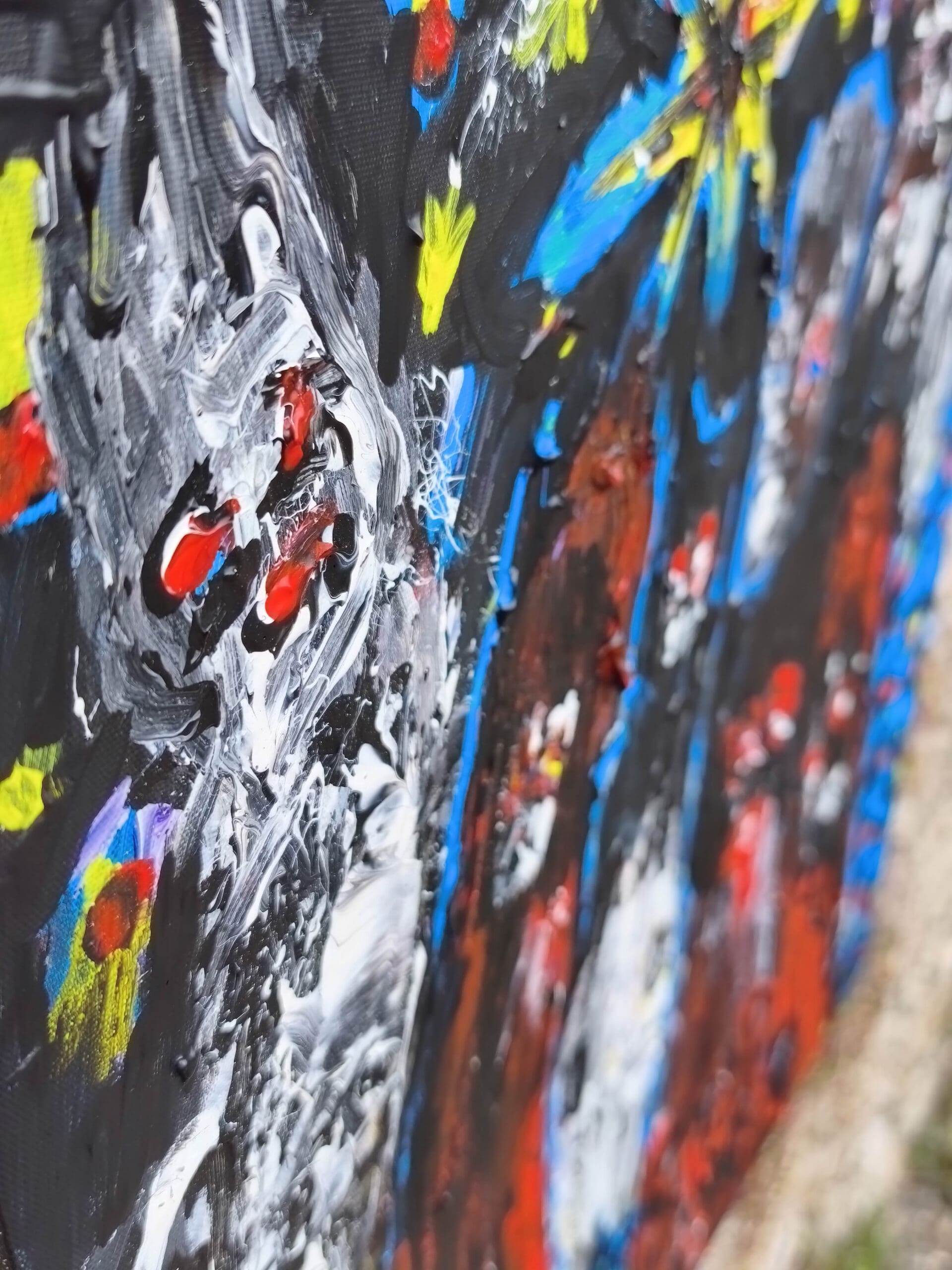 THE TRAGEDY OF MAN — Original Acrylic Painting #66 - Image 5