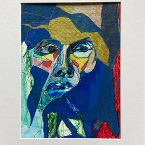 Original Irish Drawing - Irish Art Figurative Art - Spy WearA4 Mounted