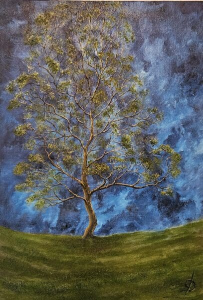 Blue Sky and Tree