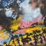 Amuigh Faoin Spéir (out under the sky) watercolour