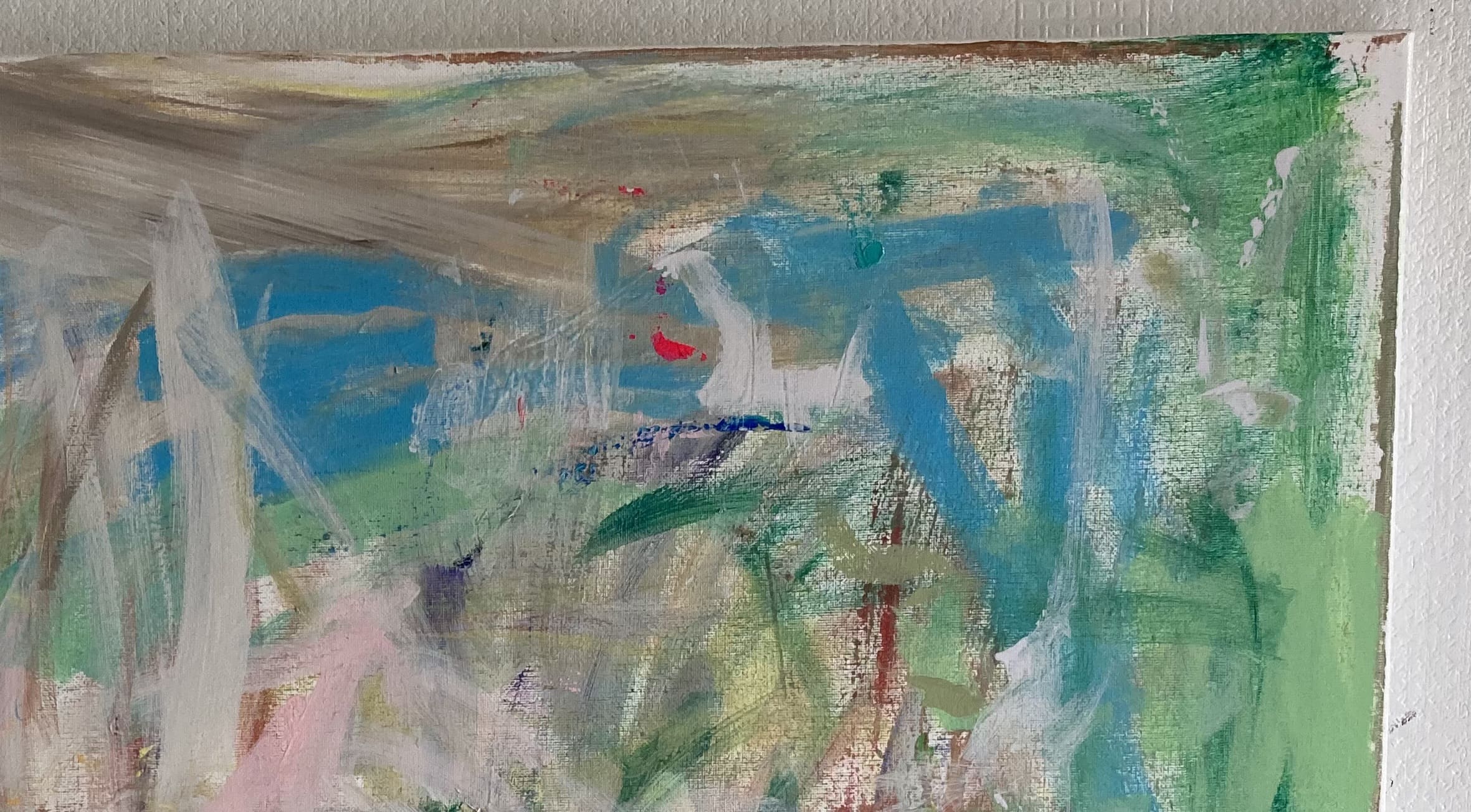 Summertime (60cm) - A Quiet Luxury Calming Pastel Palette Artwork - Image 2