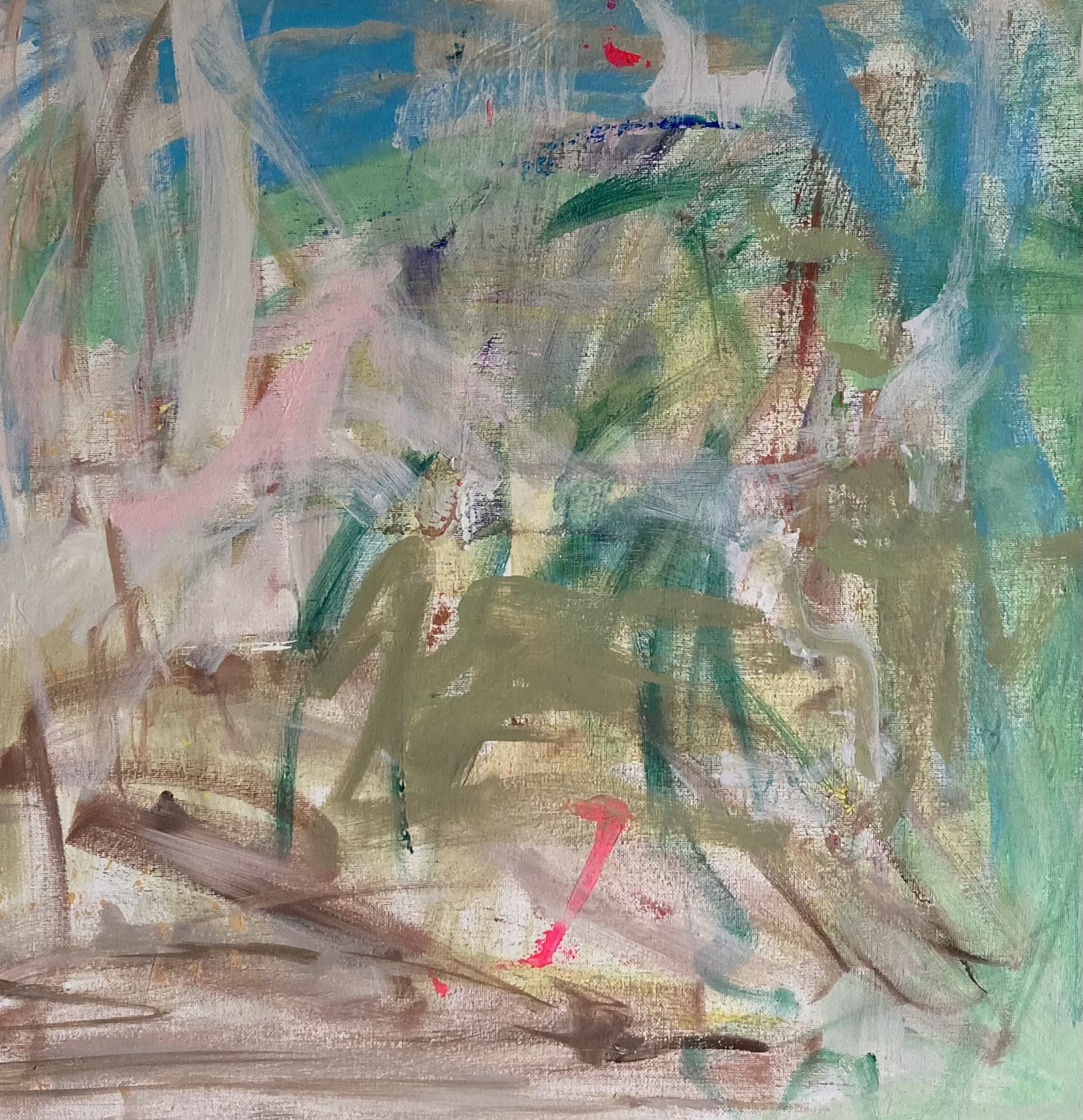 Summertime (60cm) - A Quiet Luxury Calming Pastel Palette Artwork - Image 3