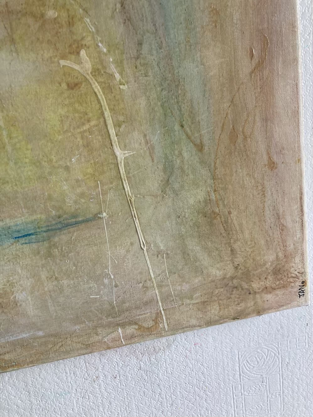Ochre Sediment (60cm) - Warm Hero Neutral Art Piece - Image 2