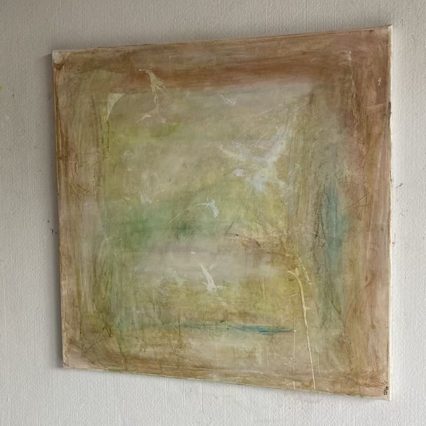 Ochre Sediment (60cm) - Warm Hero Neutral Art Piece - Image 3